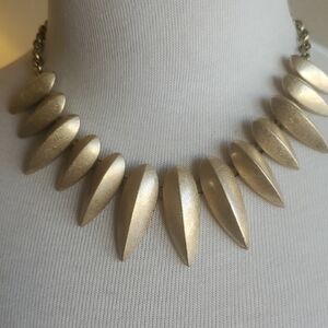 LOFT Elegant Gold Statement Necklace Sold As Is No Returns